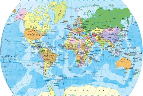 Mapa Mundi Fisico Geologico Mundial Terrestre Topografico E Antigo