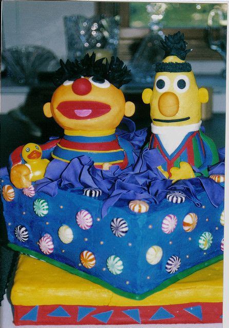Bert And Ernie Sesame Street Sesame Street Cake Happy Birthday Cakes