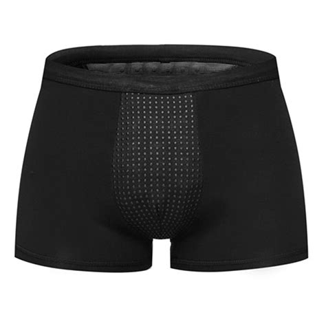 Wholesale Men Boxers Underwear Breathable Magnetic Therapy Short Pants Black Xxl From China