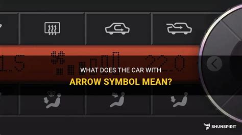 What Does The Car With Arrow Symbol Mean Shunspirit