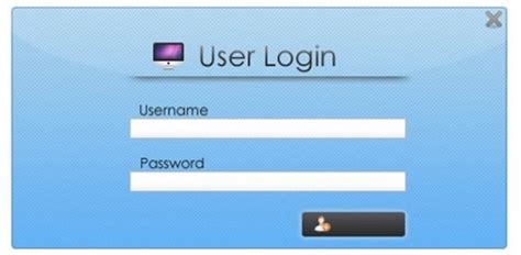 Simple Blue User Login Form Psd Vector For Free Download Freeimages