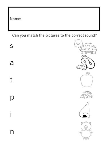 Try to remember, you always have to care for your child with amazing care, compassion and affection to be able to help him learn. Jolly Phonics Satpin Worksheet - A Worksheet Blog