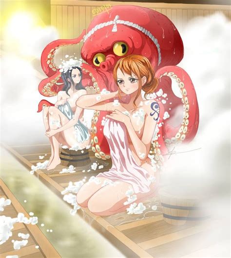 Nami Robin Y Un Pulpo One Piece Chpt By Ediptus On Deviantart One Piece Manga One