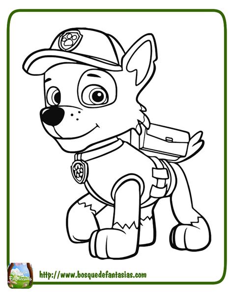 99 dibujos de la patrulla canina ® imágenes para colorear