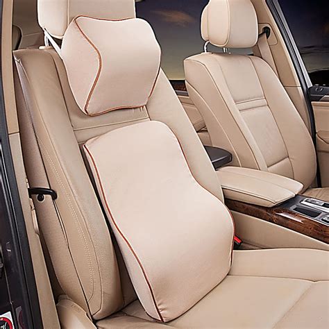 buy kkysyelva 2pcs set memory foam pillow car pillow seat back support car