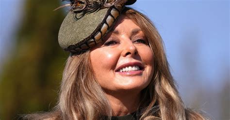 Carol Vorderman Shows Off Her Youthful Complexion At The Cheltenham Festival Review Guruu