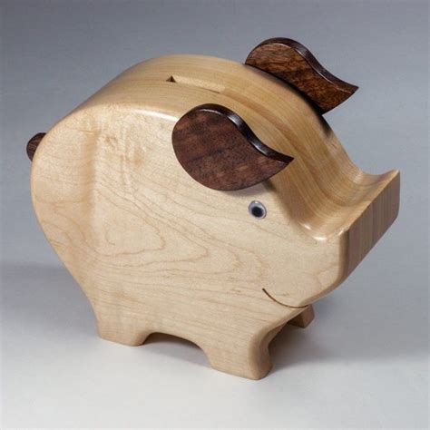 Pin By Daniel Joe Plourde On Band Saw Jig Piggy Bank Wooden Animal