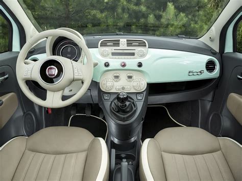 Car Interiors Fiat 500c Fiat Cars Fiat 500