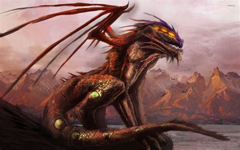 Creepy Dragon Wallpapers Top Free Creepy Dragon Backgrounds Wallpaperaccess