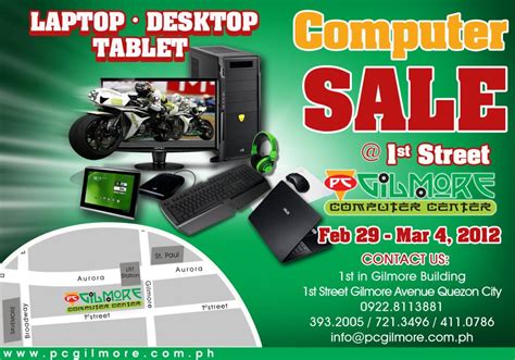 Complete computer repair usa and seo services fort lauderdale miami laptop screen repair, motherboard repair, virus removal and online it support. Manila Shopper: PC Gilmore Computer SALE