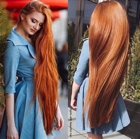 Redhead Rapunzel😍🔥sidorovaanastasiya The Length And Shine Of Her Hair