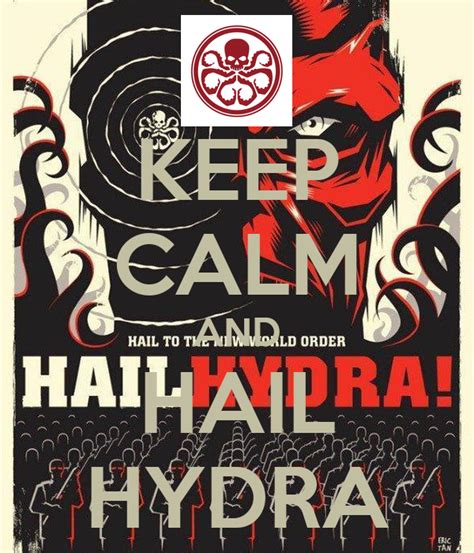 Keep Calm And Hail Hydra Poster Hidra Keep Calm O Matic