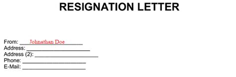 Two weeks' notice resignation letter (sample 2). 2 Weeks Notice Letter Template Word - Sample Resignation ...