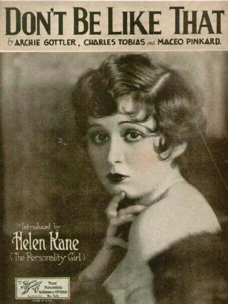 Helen Kane Was The Inspiration For The Very Popular 1930s Cartoon