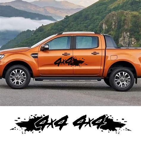 Buy Car Side Skirt Stickers Stripe Decal Vinyl Decals For Ford Ranger