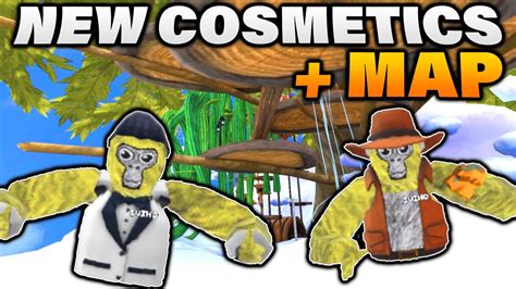 New Gorilla Tag Launch Update New Cosmetics And Map Youtube