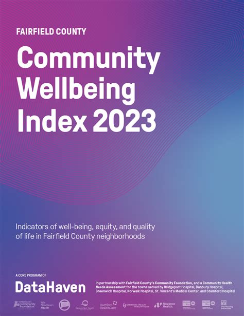 Fairfield County Community Wellbeing Index 2023 Fairfield Countys