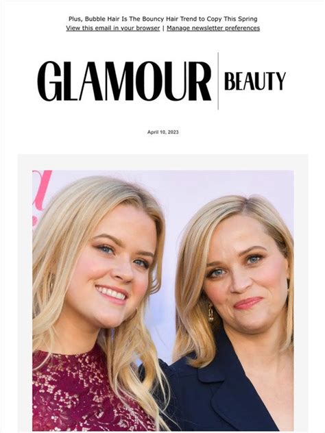 Glamour Ava Phillippes New Wispy Bangs Give Off 23 Year Old Reese Witherspoon Vibes Milled