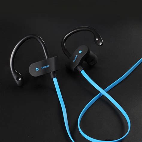 Wireless Bluetooth V4 1 Headset Sport Stereo Headphone Ear Hook Handsfree Earphone For Iphone