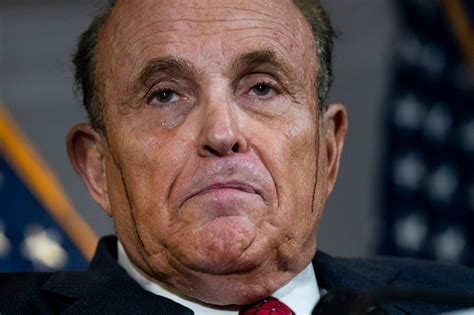 Rudy giuliani calls for 'trial by combat' to settle election. Rudy Giuliani's leaking hair dye takes social media by ...