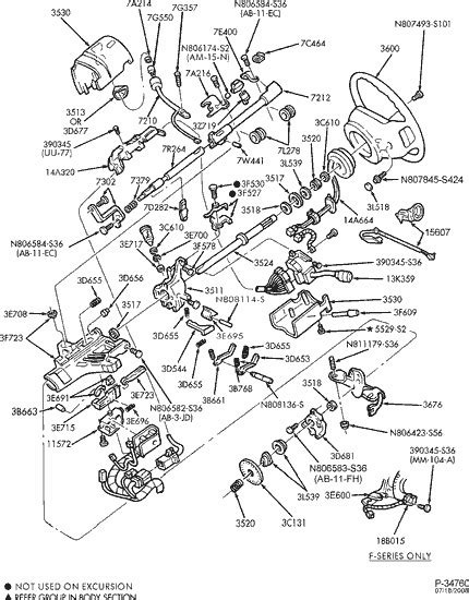 Ford F 150 Steering Columns Diagrams With Labels Diagram Chart