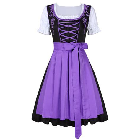 Wholesale 3pcsset Female Bavarian Traditional Dirndl Dress Elegant