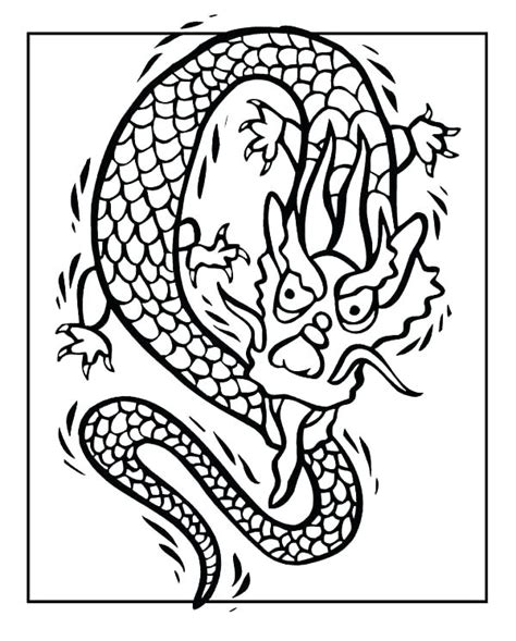 Chinese New Year Dragon Coloring Page at GetDrawings | Free download