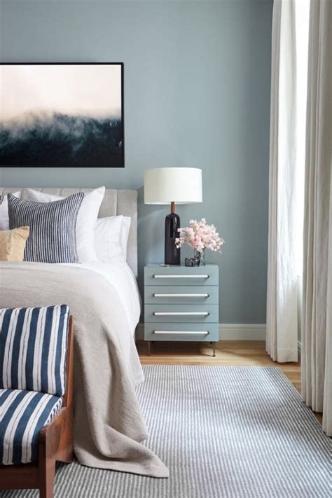 I love your colors, the blues are so relaxing for a bedroom. 11 Beautiful and Relaxing Paint Colors for Master Bedrooms