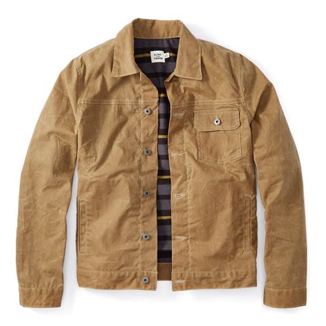 Flannel-lined Waxed Trucker Jacket | Trucker jacket, Waxed canvas jacket, Trucker jacket men