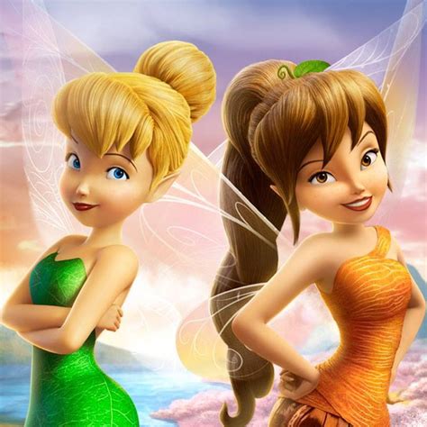 tinker and fawn thinking what trouble can we get into today disney fairies tinkerbell