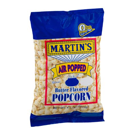 Martins Air Popped Butter Flavored Popcorn Reviews 2020