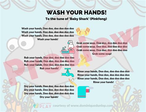 Baby Shark Baby Shark Lyrics Learning Through Play