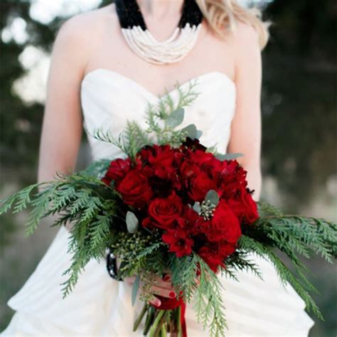 Gorgeous Red Wedding Bouquets Mywedding