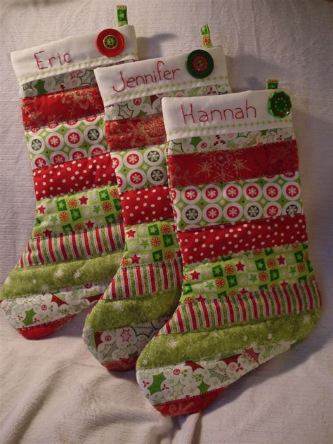 Christmas Stockings Quilted Christmas Stockings Xmas Crafts