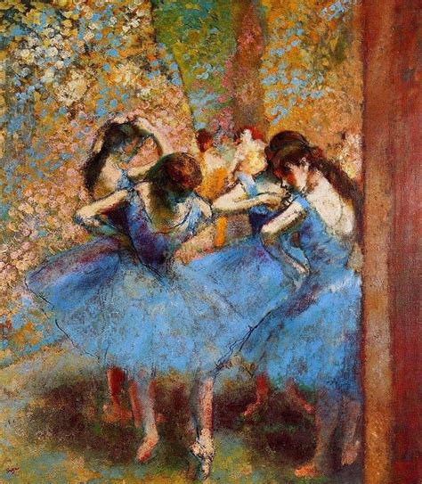Bailarinas Em Azul 1890 Edgar Degas Musée Dorsay France Edgar