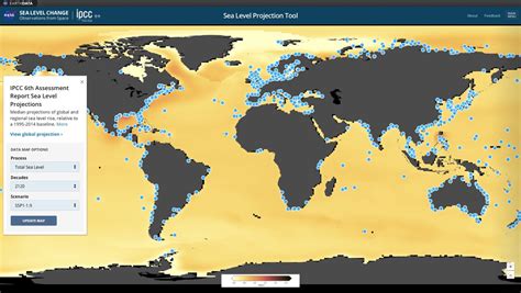 Sea Level Projections From The Ipcc 6th Assessment Report Ar6 Po