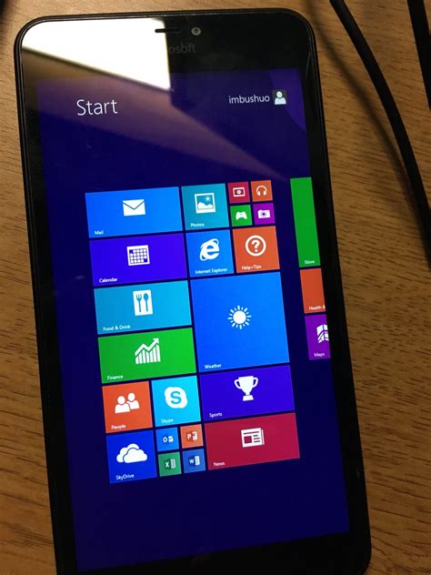 Heres A Windows Phone Running Windows Rt With Full Desktop And Start