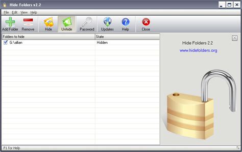 Hidden Your Private Folders With Hide Folders Tricks Collectionscom
