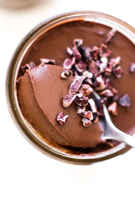 3 Ingredient Vegan Chocolate Pots {date Sweetened} Healthy Chocolate Desserts Vegan Dessert
