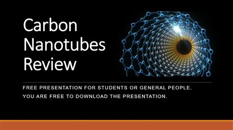 Carbon Nanotube Powerpoint Presentation To Download University