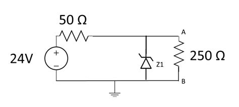 Solved For The Zener Diode Voltage Regulator Circuit Shown