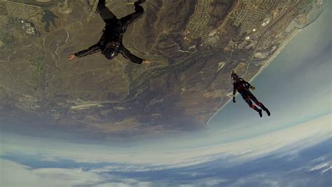 Skydiver Woman Freestyle Stock Footage Video 4442528