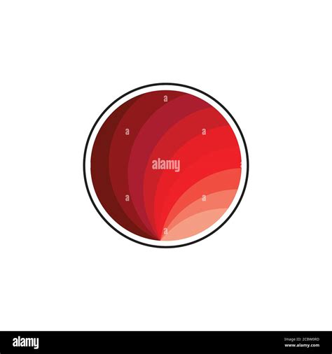 Red Circle Logo Stock Vector Images Alamy