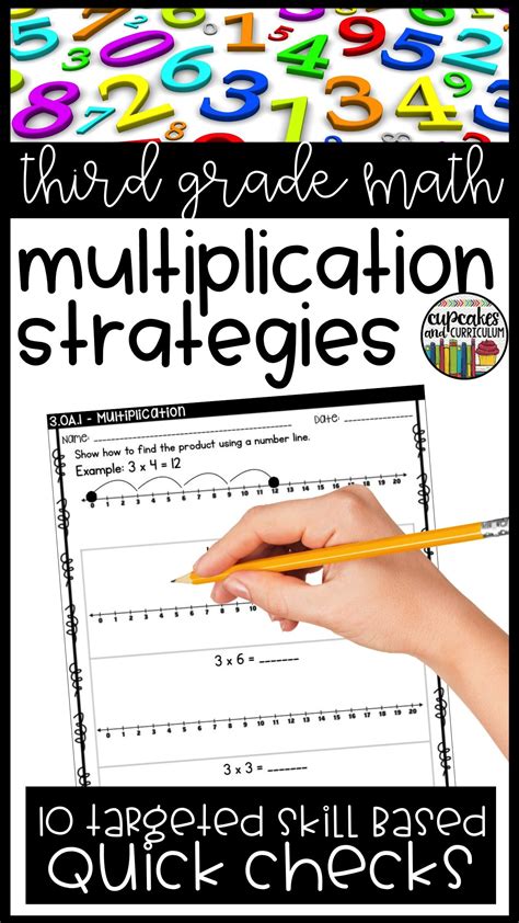 Multiplication Strategies Practice For Third Grade Math Students Use