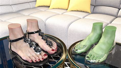 Rule 34 2girls 3d 3d Artwork Disembodied Feet Female Only Green Skin Inviting To Sex Natural