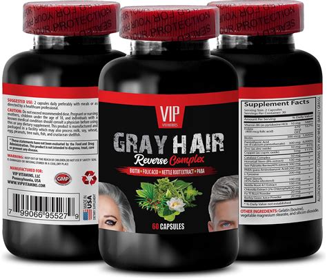 Gray Hair Supplement To Reverse Anti Gray Hair Reverse