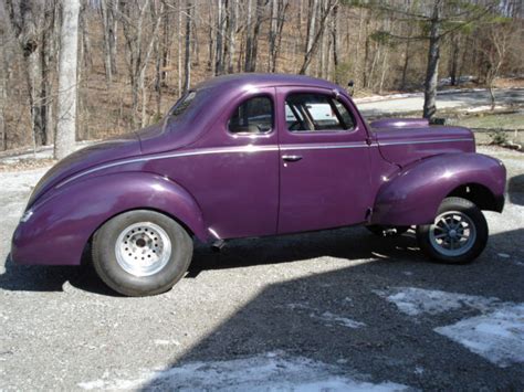 1940 Ford Deluxe 2 Door Coupe Street Rod Gasser Pro Street For Sale