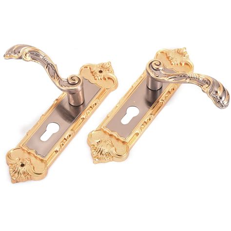I'm looking for products with the following specifications: 2pcs Mayitr Vintage Door Lock Retro Bedroom Door Handle ...