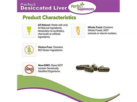 Perfect Desiccated Liver Capsules