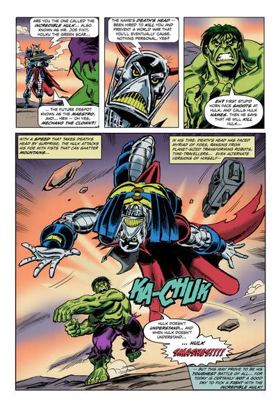 Hulk V Deaths Head New Page 5 By Simon Williams Art On Deviantart